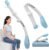 Wefaner Foldable Toilet Aid, 15.6“ Long Comfort Wipe Wand Bottom Buddy Toilet Self Tissue Aids for Toileting, Self Help Wipe Butt for Overweight Limited Mobility,Elderly, Pregnancy