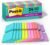 Post-it Super Sticky Notes, 24 Sticky Note Pads, 3 x 3 in., School Supplies, Office Products, 2X the Sticking Power, Supernova Neons Collection