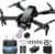 Drone with Camera 1080P HD,Mini Drone for Beginners Kids Adults,Foldable RC Quadcopter with Stable Hover,Trajectory Flight,One Key Take Off/Land,2 Batteries,Toys for Boys and Girls（Black)