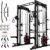 RitFit M1 Pro Smith Machine Package, All-in-One Power Cage with Weight Stack Set, Includes LAT Pulldown & Cable Crossover System for Home Gym