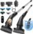 Leebein Electric Spin Scrubber, 2026 Upgraded Cordless Cleaning Brush Bathroom Scrubber, IPX7 Waterproof Electric Scrubber with 7 Brush Heads, Extendable Long Handle Power Scrubber for Bathtub Floor
