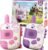 Walkie Talkies Toys for Girls:Unicorn Toys 2 Pack Birthday Gifts for 3 4 5-7 8 Year Old Girls Toy for 4 5 6 7 8-10 Year Old Camping Outdoor Games,Christmas Stocking Stuffers for Girls Kids