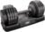 FLYBIRD DB2 Adjustable Dumbbell, 55LB/110LB Single Dumbbell for Home Gym Exercise & Fitness, 5-IN-1 Fast Adjustable Weights with Anti-Slip Handle (2 Weight Option)