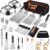 35PCS Griddle Accessories Kit, Flat Top Grill Accessories Set for Blackstone and Camp Chef, Grill Spatula Set with Enlarged Spatulas, Basting Cover, Scraper for Outdoor Barbecue
