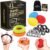 roygra Grip Strength Trainer (8 Pack), Forearm Strengthener, Stress Balls for Adults, Hand Strengthening Devices, Wrist Finger Strengthener, Physical Therapy Exercise Equipment, Golf Baseball Climbing