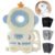 Feidoog Baby Head Protector Cushion Backpack with 3 Knee Pads for Walking & Crawling,Astronauts