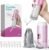 Portable Bidet – 250ml Tank Peri Bottle for Women with 5 Pressure Modes, 8 Replaceable Nozzles and 2000mAh Rechargeable Battery for Travel and Postpartum Use (Purple)