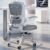 TRALT Office Chair – Ergonomic Desk Chair with Adjustable Lumbar Support, Mesh Computer Chair, Executive Chairs for Home Office Comfortable Lumbar Support (White)
