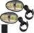 Hestya 2 Pcs Bike Mirror 360 Degree Adjustable Safe Rotatable Handlebar Mirror Bicycle Accessories Shockproof Acrylic Convex for Mountain Road Bike