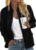 CRAZY GRID Women’s Zip Up Jacket Casual Long Sleeve Sweatshirts Fall Coat Outerwear Windbreaker with Pockets S-XXL