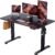ErGear Height Adjustable Electric Standing Desk, 48 x 24 Inches Sit Stand up Desk, Memory Computer Home Office Desk, Black