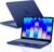 EooCoo for MacBook Neo Case 13 inch 2026 Model A3404, 100% Match Official Color, Anti-Fingerprint & Scratch & Crack, Sturdy Protective Hard Shell Cover Laptop Accessories, Indigo Clear