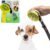 Wondurdog Outdoor Dog Wash Garden Hose Nozzle for Bath and Quick Paw Rinses. Splash Shield Handle and Rubber Grooming Brush. Metal Connection. Swivels on Hose with Water Pressure Control.