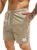 JMIERR Men’s Corduroy Shorts Casual Elastic Waist Drawstring Lightweight Summer Beach Shorts