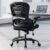 TRALT Office Chair – Ergonomic Office Chair with Back Support, Home Office Desk Chairs, 330lbs Wide Seat Big and Tall Office Chairs, Comfy Desk Chair for Work, Study, Office, Gaming (Black)