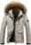 MOERDENG Women’s Waterproof Ski Snow Jacket Winter Warm Hooded Snow Coat Mountain Windproof Ski Jacket For Women