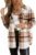 AUTOMET Shackets for Women Plaid Flannel Shirts Fall Winter Jackets Cute Tops Trendy Western Cowgirl Outfits Girls Coats