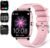 Smartwatch for Women – Call, Fitness Tracker, Heart Rate & Sleep Monitor, 1.69″ Touch Screen, Waterproof – For Android & iPhone, Pink