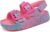 INMINPIN Toddler Boys Girls Buckle Sandals Comfort Open Toe Sandal with Adjustable Back Strap
