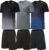 BOOMCOOL Gym Clothes workout shorts and long sleeve shirts for men running dry fit athletic outfits sets 6 pack