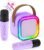 Mini Karaoke Machine for Kids, 2026 TOP Toys Easter Birthday Gifts Ideas for Girls Ages 4, 5, 6, 7, 8, 9, 10, 12+ Years Old, Portable MP3 Player with 2 Wireless Mics for Family Home Party