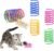 Andiker Interactive Cat Spiral Creative Spring Toy to Kill Time and Keep Fit, Sturdy and Heavy Plastic for Swatting, Biting, Hunting Kitten Toys, Colorful, 12 pcs