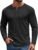 COOFANDY Mens Henley Shirts Long Sleeve Casual Pullover Shirt Fashion Button T-Shirt