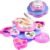 Toysical Kids Makeup Kit for Girl – Flower Shaped Makeup for Kids, Washable Non Toxic Makeup Kit for Girls with Mirror – Birthday and Christmas Make up Kit for Girls Age 6-12