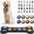 Dog Buttons for Communication, 8 Pcs Dog Talking Button Set, 30s Recordable Voice Pet Buzzer Training Buttons, Speaking Button for Dogs with Waterproof Anti-Slip Dog Button Mat and 48 Scene Stickers
