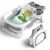 BUNWAG Baby Bathtub, Collapsible Newborn Bathtub for Infant to Toddler with Soft Cushion and Thermometer,Portable Travel Newborn Tub with No-Slip Feet, Baby Shower Gifts, 0-12 Months Baby Bath, Grey