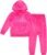 Barbie Velour Matching Family Zip Up Hoodie Pants Outfit Set Newborn to Adult Sizes (Newborn – 2XL)