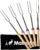 MalloMe Smores Sticks for Fire Pit Long – Marshmallow Roasting Sticks Smores Kit – Smore Skewers Hot Dog Fork Campfire Cooking Equipment, Camping Essentials S’mores Gear Outdoor Accessories 32″ 5 Pack
