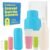 Multi-Size Silicone Bottle Covers for Travel – Leak-Proof Stretchable Sleeves & Safety Clip Locks, Silicone Covers for Travel Toiletries, Bottle Sleeves for Traveling Essentials (8)