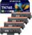 InkNI TN760 – Compatible Toner Cartridge Replacement for Brother TN-730/TN-760 730 TN-760 for MFC-L2710DW MFC-L2750DW DCP-L2550DW HL-L2350DW HL-L2395DW HL-L2370DW (4 Pack)