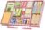 Marbrasse Expandable Desk Drawer Organizer, Clear Plastic Drawer Organizer Tray with 10 Adjustable Compartments, Desk Organizers and Accessories, 5 Drawer Dividers for Office Supplies, Makeup (Pink)
