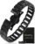 MagnetRX® Magnetic Bracelets for Men – EllipseMAX 5X Strength 5,000 Gauss Magnets – Designed in USA & Patent Pending – Premium Titanium Mens Magnetic Bracelet & Adjustable Length (Black)
