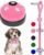 2 Pack Dog Door Bells Dog Doorbell to go Outside Puppy Train Bell for Dogs to Ring to go Potty Puppy Toilet Training Bell Jingle Bells for Door Knob Girl Puppy Essentials Accessories (Pink)