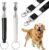 2 Pack Dog Whistle – Dog Whistle to Stop Barking Neighbor’s Dog & Long Range Recall, Adjustable Ultrasonic Silent Dog Whistle with Lanyard for Training Recall, Professional Obedience (Black & White)