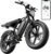TST Electric Bike for Adults 1500W Peak 20″ Fat Tire All-Terrain E-Bike 60/110 Miles 28 MPH Electric Dirt Bike – 48V 15/25 AH Battery Tested to UL 2849 Powered Electric Bicycle