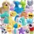 HDMOTU Pack of 26 Soft Small Medium Dog Squeaky Toys,Cute Puppy Favorite Comfortable Squeakers Toy,Multicolored for Puppy