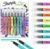 Sharpie Clear View Highlighter Sticks, Chisel Tip, Assorted Fluorescent, 8 Count – School, Home, and Office Use, Teacher Supplies
