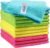 HOMEXCEL Microfiber Cleaning Cloth,12 Pack Cleaning Rags, Cleaning Towels with 4 Color Assorted, 11.5″X11.5″(Green/Blue/Yellow/Pink)