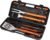Cuisinart 13-Piece Wooden Handle Grill Tools Set, Grill Utensils Set BBQ Accessories, Durable Stainless Steel Spatula, Tongs, Cleaning Brush & More, Compact Case, Grilling Gifts for Men, CGS-W13