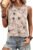 Sampeel Womens Tank Tops Eyelet Loose Casual Summer Tops Crew Neck Basic Sleeveless Shirts Trendy 2026