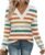 WIHOLL Long Sleeve Shirts for Women V Neck Tops Tunic 2026 Fall Outfits Winter Sweatshirts Clothes