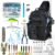 Calamus GearMaster Fishing Sling Tackle Bag & Tool Set, 3500 Tackle Box & Fishing Gear with Fishing lures, Fishing Pliers, Fishing Scissors, Lip Gripper, Wacky Tool