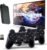 Retro Game Console, Retro Gaming Console, Wireless Retro Game Console, Plug & Play Video TV with 25200+ Built-in Games, 4K HDMI Output, and 2.4GHz Wireless Controller, 9 Classic Emulators (Black)