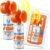 Air Horn, 1.4 oz 120 dB Loud Pet Trainer to Stop Dog Attacking Barking Fighting Jumping, Coyotes Air Horn for Safety, Protect Yourself & Pet While Walking, Orange(2 Pack)