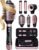 ELLA BELLA® 6 in 1 Professional Hot Air Styler • Powerful Hair Dryer & Straightener Set • Styling Without Heat Damage • Fast Drying Curling Volumizing Straightening • Includes Protective Travel Case