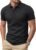 Cotrasen Men’s Polo Shirts Short Sleeve Soft Cotton Pique T-Shirts 3 Buttons Classic Fit Casual Performance Golf Shirts